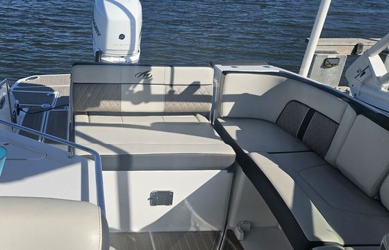 Lounge comfort with wet bar and a dry ride