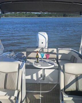 Lounge comfort with wet bar and a dry ride