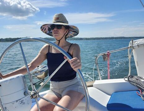Sail Orisha in Gardiners Bay
