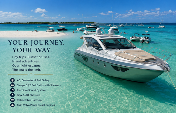 Luxury 44ft Cranchi Hardtop Italian Yacht