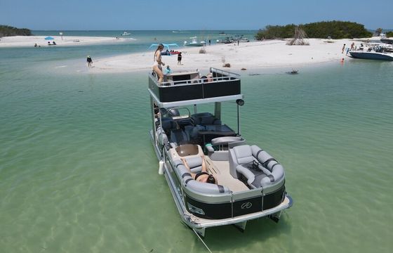 Double Decker Party Boat with Water Slide 14 Person