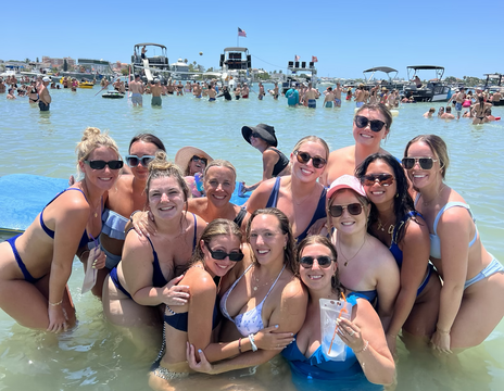 Double Decker Party Boat with Water Slide 14 Person