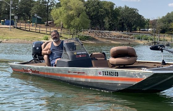 Bass Tracker Fishing Boat