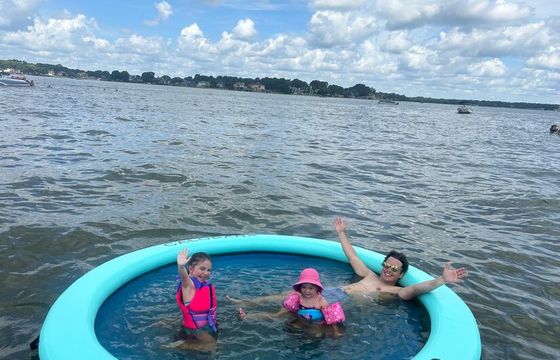 Luxury Pontoon - Lake Conroe, Houston - Family Tubing Fun or Relaxing