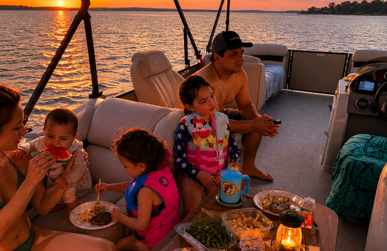 Luxury Pontoon - Lake Conroe, Houston - Family Tubing Fun or Relaxing
