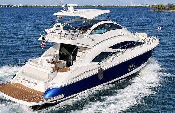 Cruiser Sport 55’ Flybridge ( book 4 hours, enjoy 5 during weekdays)
