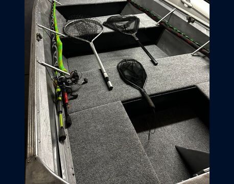 ALUMINUM FISHER BOAT 15ft – Dual Motor Fishing Machine
