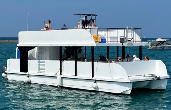 2025 Custom Built 45’ Double Decker Power Catamaran 44 passenger cap