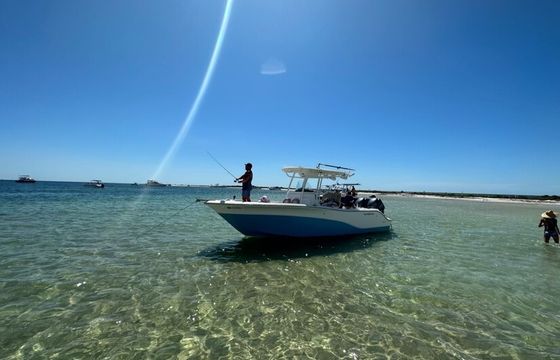 Enjoy a day on the water! 26ft Center Console w plenty of seating.