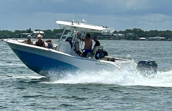 Enjoy a day on the water! 26ft Center Console w plenty of seating.