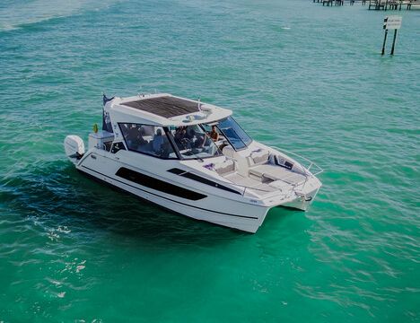 Cruise the waters of St. Petersburg at 36ft aquila yacht