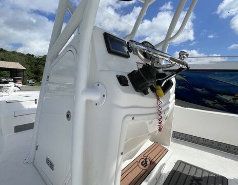 22’ Sea Fox Bay Boat with Power Pole, Jack Plate and Trolling Motor