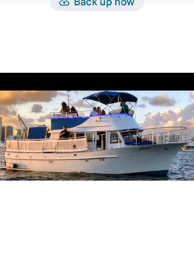 Custom 40 Ft Party Boat Coast Guard Certified for up to 20 Passengers