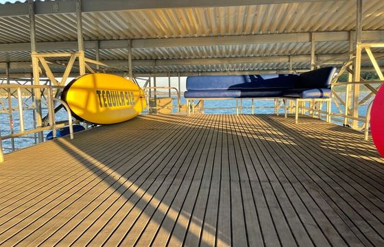 34ft Lakewind Double Decker Party Barge with Slide – Lake Travis