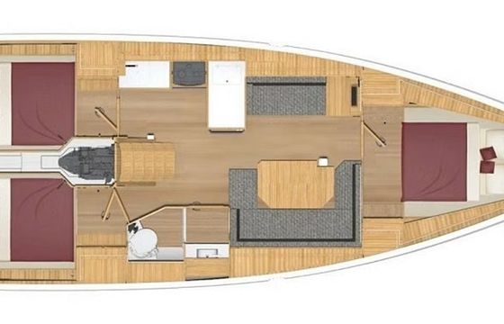 Bavaria C38 Boot Sieben
