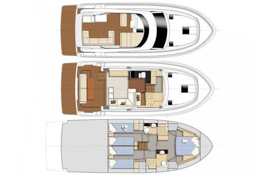 Bavaria Virtess 420 Fly Captain Blue