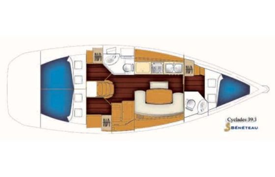 Beneteau Cyclades 39.3 Bleu Note