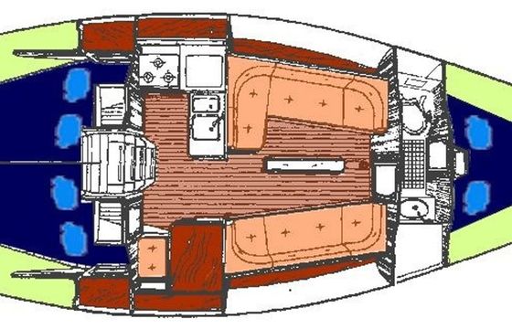 Beneteau First 345 Kalori