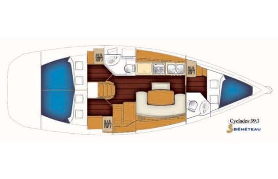 Beneteau Cyclades 39.3 Mistral
