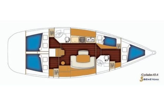 Beneteau Cyclades 43.4 George's