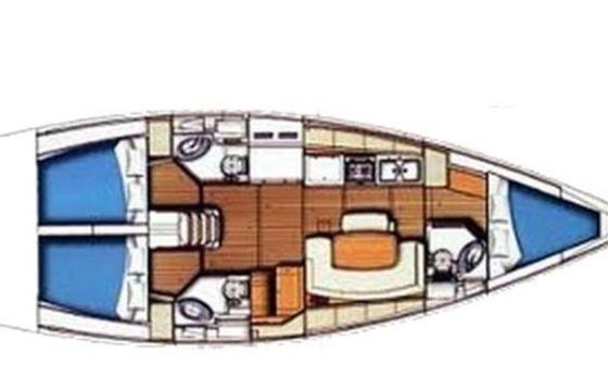 Beneteau Cyclades 43.3 Tecno Sail