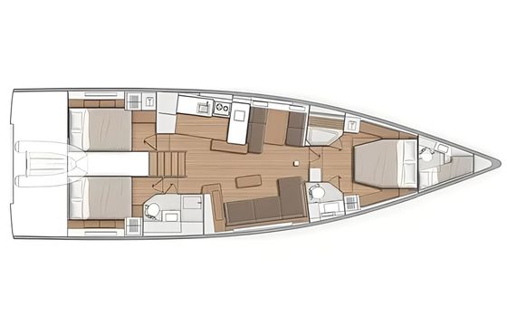 Beneteau First 53 Silhuette
