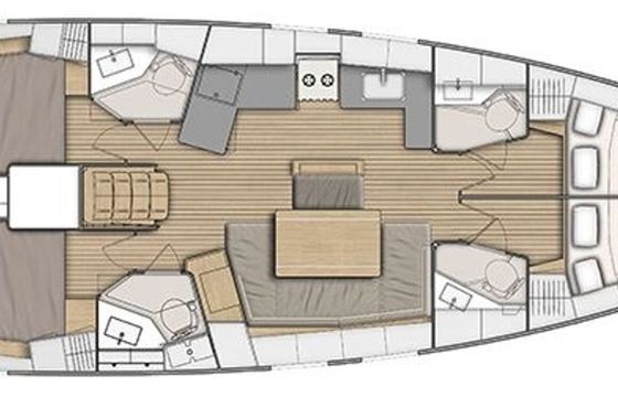 Beneteau Oceanis 46.1 Blue Satellite