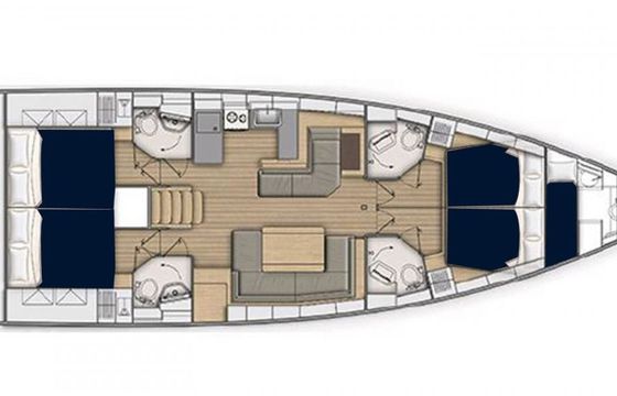 Beneteau Oceanis 51.1 Moorings 22