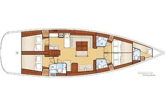 Beneteau Oceanis 54 Alex