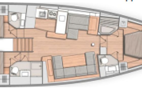 Beneteau Oceanis 54 White Bird