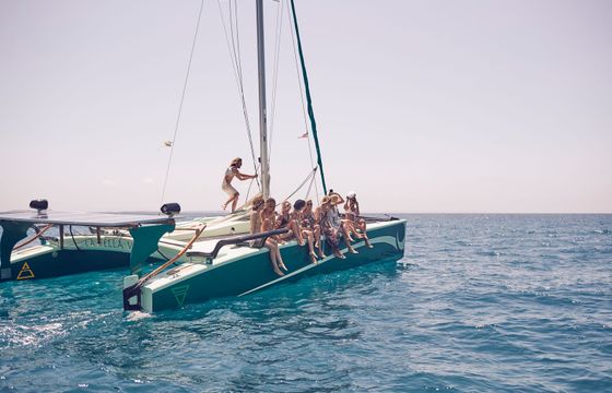 Custom Built Eco Catamaran La Bella Verde