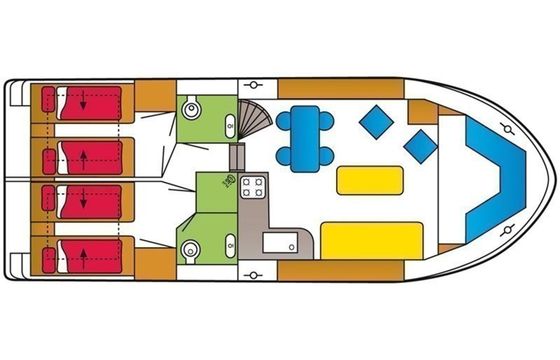 De Drait Safari Houseboat 1050 Queen