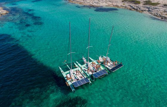 Custom Built Eco Catamaran Dragonfly
