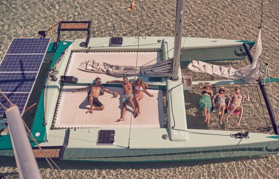 Custom Built Eco Catamaran Dragonfly