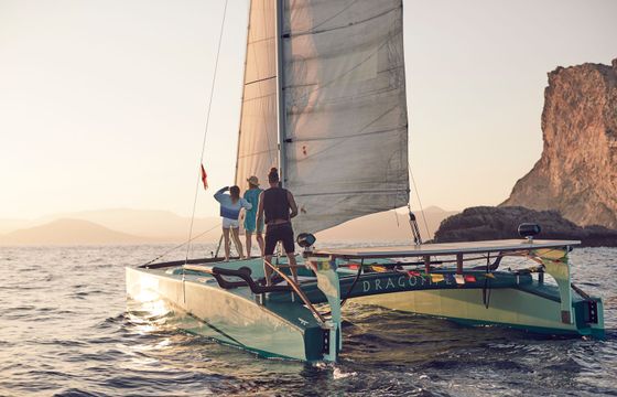 Custom Built Eco Catamaran Dragonfly