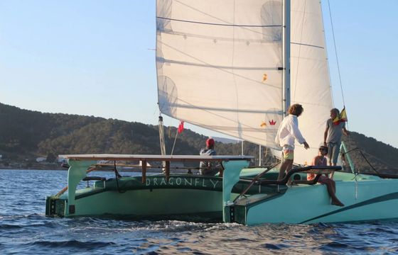 Custom Built Eco Catamaran Dragonfly