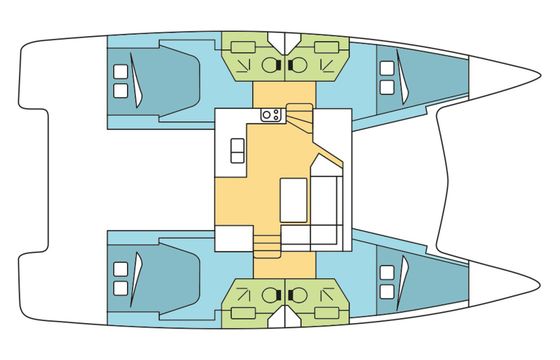 Fountaine Pajot Lucia 40 Aqua Panda