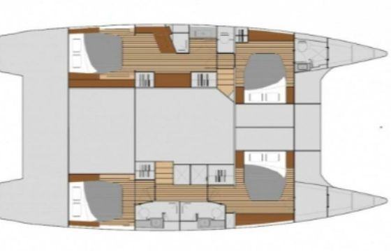 Fountaine Pajot Saba 50 Franco Nero