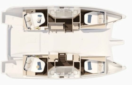 Fountaine Pajot Quatuor 44 Newton's  Cradle