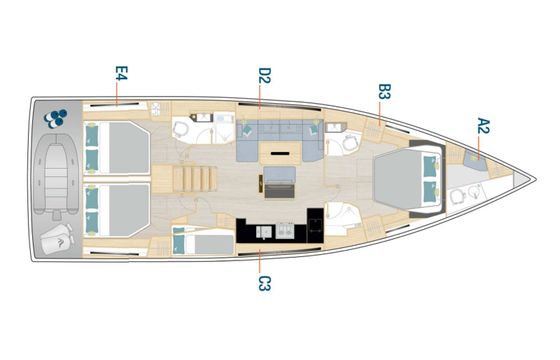 Hanse 510 Amber