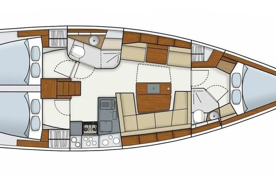 Hanse 415 Deep Blue
