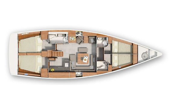 Hanse 455 Cane