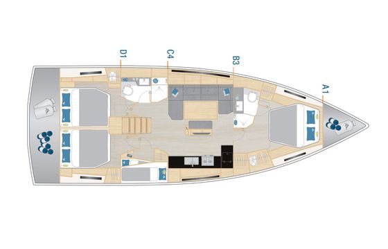 Hanse 460 Miss Moneypenny
