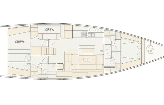 Hanse 575 Kind of Blue