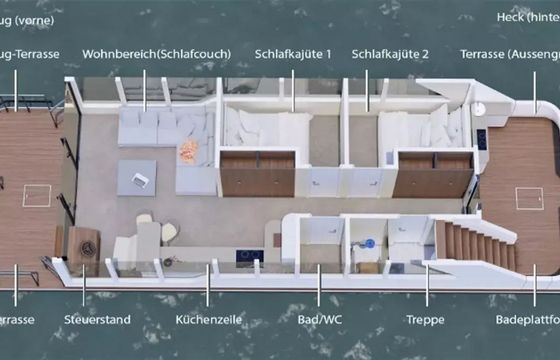 Houseboat Luxboot Templin 1