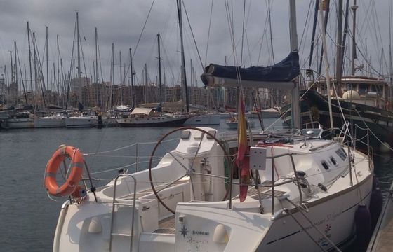Jeanneau Sun Odyssey 37 Rebeca y Samuel