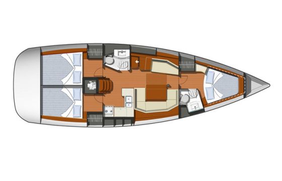 Jeanneau Sun Odyssey 42 i Coral Sea