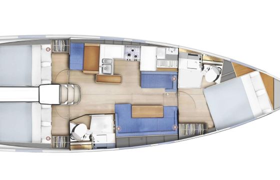 Jeanneau Sun Odyssey 410 Under Pressure