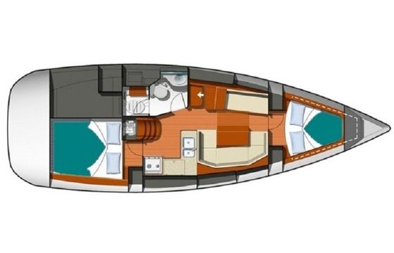 Jeanneau Sun Odyssey 36 Schnecke