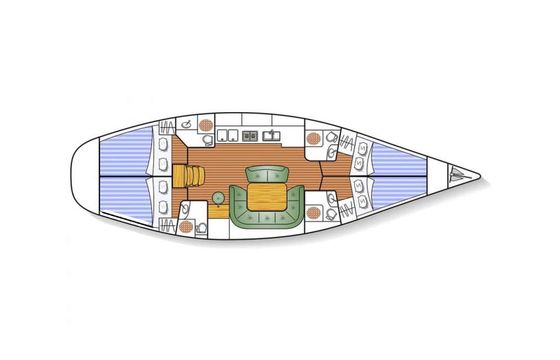 Jeanneau Sun Odyssey 49 Azul